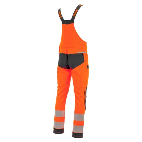 Visokovidne farmer delovne hlače DROGOWIEC COMFORT Visokovidne farmer delovne hlače DROGOWIEC COMFORT